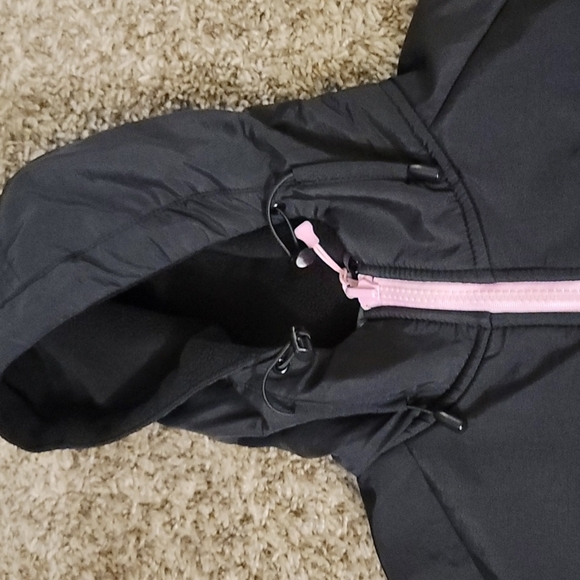 Women's Black Mountain Fog Fleece Jacket With Hood Size Small - Picture 2 of 7